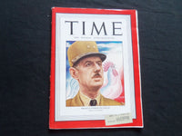 1947 NOVEMBER 17 TIME MAGAZINE - FRANCE'S CHARLES DEGAULLE - T 1097