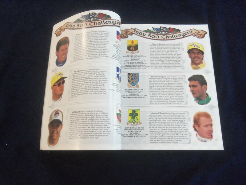 1997 MAY 25 81ST INDIANAPOLIS 500 RACING PROGRAM - GREAT PHOTOS - SP 6599H