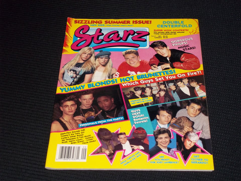 1990 VOL 1 #8 STARZ MAGAZINE - MARK PAUL GOSSELAAR FRONT COVER - E 14389