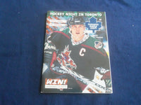 1998 DECEMBER 16 HOCKEY NIGHT IN TORONTO PROGRAM - LEAFS VS COYOTES - F 253R