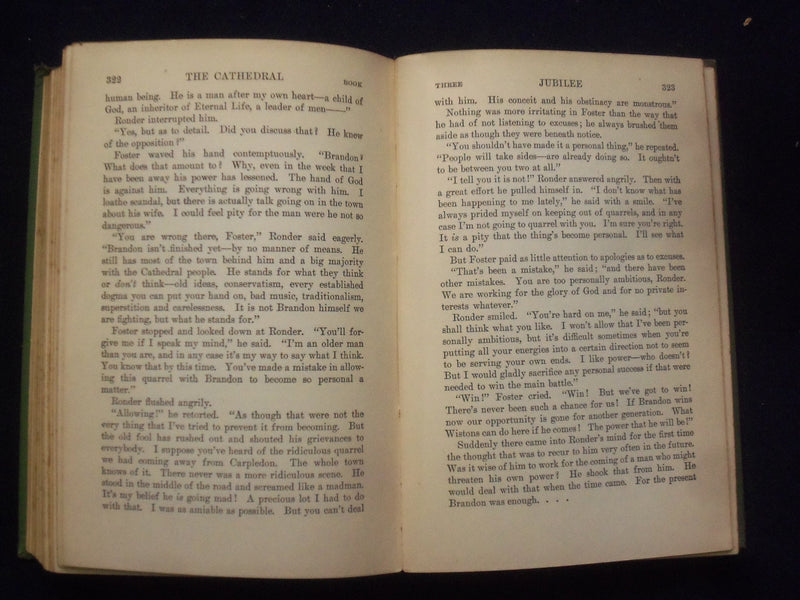1922 THE CATHEDRAL HARDCOVER BOOK BY HUGH WALPOLE - KD 9035