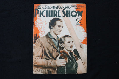 1937 JUNE 26 PICTURE SHOW MAGAZINE - GARY COOPER & JEAN ARTHUR COVER - E 26099