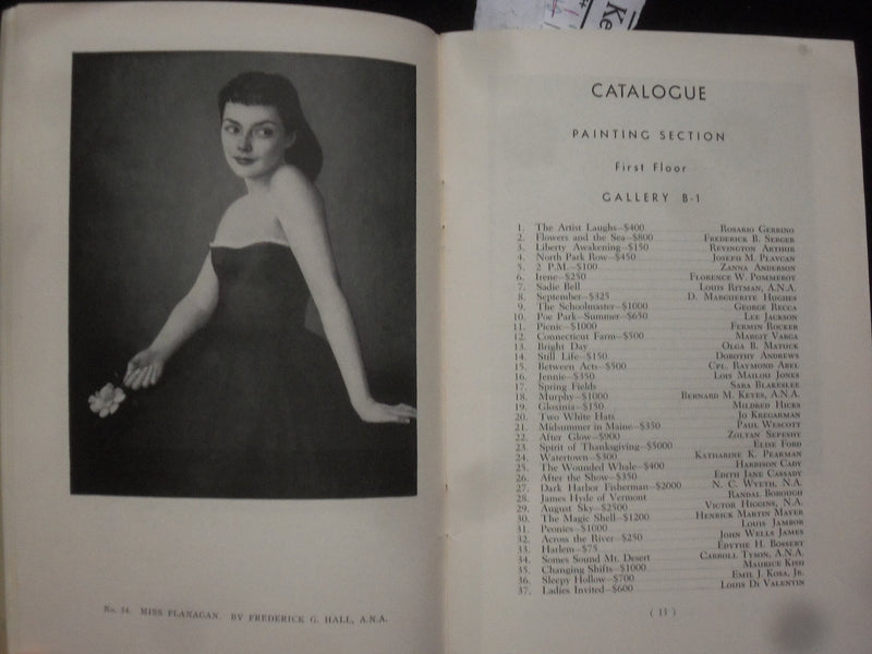 1944 NATIONAL ACADEMY 118TH ANNUAL EXHIBITION SOFTCOVER BOOK - NYC - J 9946