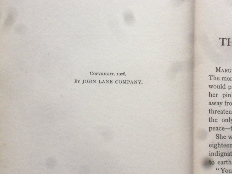 1906 THE MASTER-MAN HARDCOVER BOOK - JOHN LANE COMPANY - KD 8382
