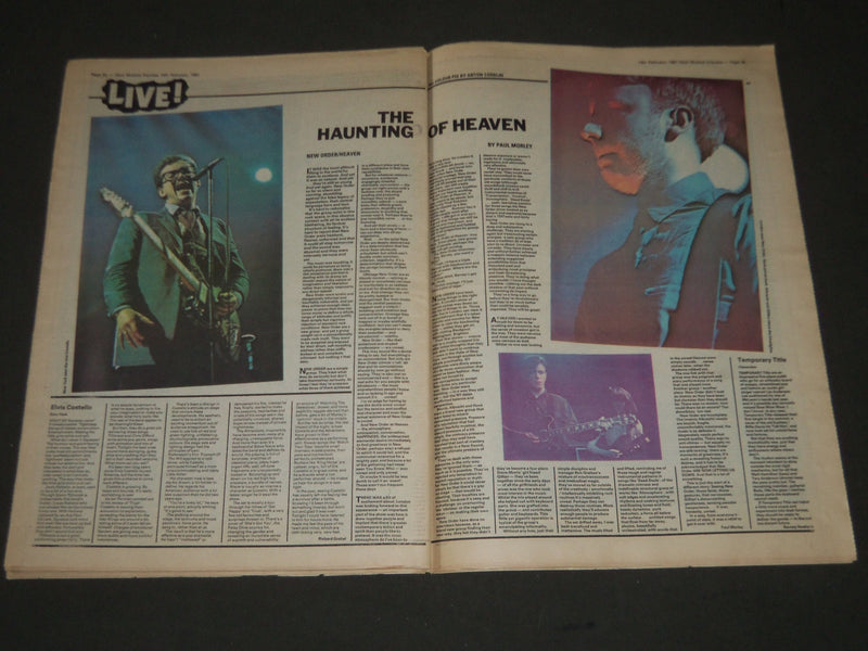 1981 FEBRUARY NEW MUSICAL EXPRESS MAGAZINE - BONO COVER - J 2190