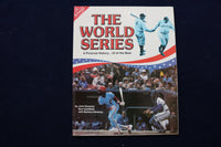 1981 NABISCO THE WORLD SERIES MAGAZINE - A PICTORIAL HISTORY COVER - E 11903