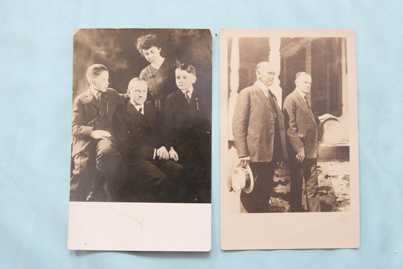 1920'S CALVIN COOLIDGE ORIGINAL PHOTOS - LOT OF 5 - K 2554
