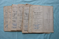 1920'S-1930'S OHIO MOTOR VEHICLE SALES CERTIFICATES - LOT OF 130 - K 2548