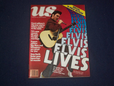 1979 FEBRUARY 20 US MAGAZINE - ELVIS PRESLEY - PHOTOS & STORIES - ST 6011