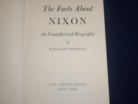 1960 THE FACTS ABOUT NIXON PAPERBACK BOOK BY WILLIAM COSTELLO - KD 2633