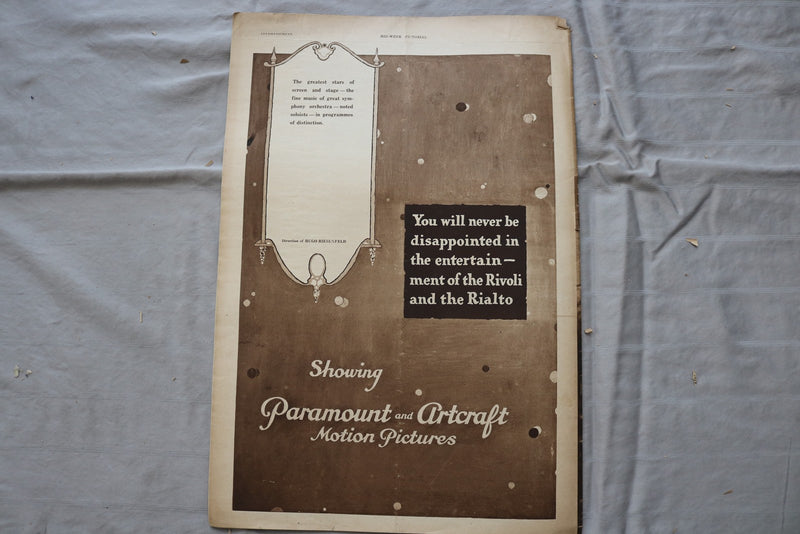 1919 MAR 13 MID-WEEK PICTORIAL MAGAZINE SECTION -ALLIES IN DARDANELLES - NP 9254