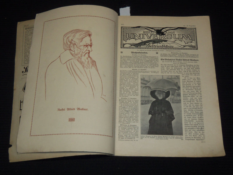 1912-1913 RECLAMS UNIVERSUM GERMAN MAGAZINE LOT OF 12 - O 2596U