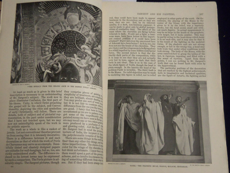 1896 JUNE THE CENTURY MAGAZINE - JOHN SINGER SARGENT - SP 2527