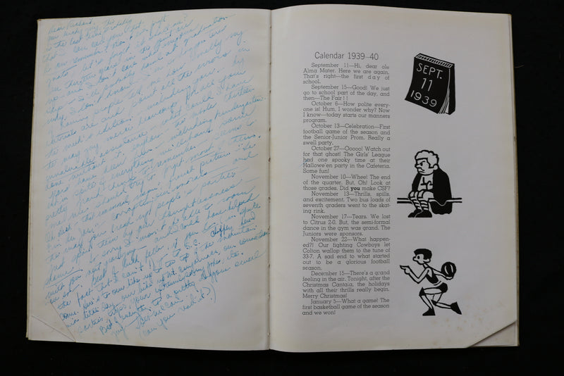 1940 EL CHASQUI CHINO HIGH SCHOOL YEARBOOK - CHINO, CALIFORNIA - YB 3512