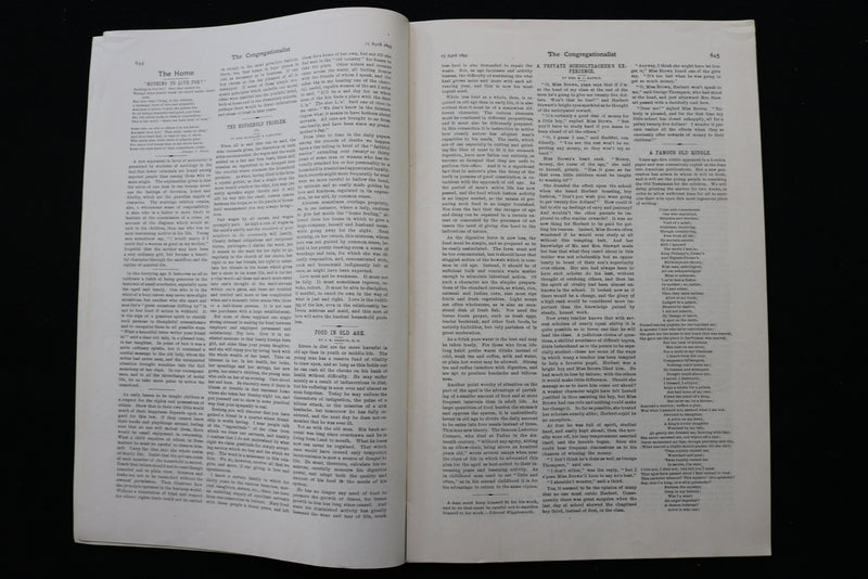 1895 APRIL 25 THE CONGREGATIONALIST MAGAZINE - ELIJAH COLEMAN BRIDGMAN - K 2334