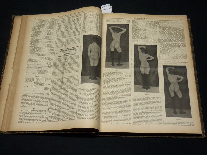 1899 JANUARY-JULY LA PRESSE MEDICALE JOURNAL FRENCH BOUND VOLUME - KD 5904