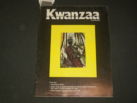 1984-1985 KWANZAA MAGAZINE - NICE PHOTOS - ST 997O