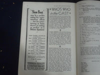 1932 OCTOBER 3 PLAYBILL PROGRAM - SHOW BOAT - HELEN MORGAN - J 6469