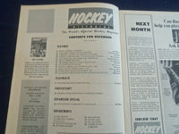 1966 DECEMBER HOCKEY PICTORIAL MAGAZINE - NICE COVER, PHOTOS & STORIES - ST 200R