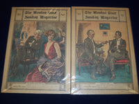 1920-1921 BOSTON POST SUNDAY MAGAZINE LOT OF 6 CHARLES D. GIBSON COVERS -NP 1465