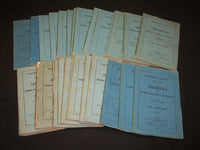 1862-1878 ARCHIVES DES SCIENCES PHYSIQUES ET NATURELLES LOT OF 50 - WR 425
