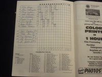 1984 PHIL. PHILLIES SPRING TRAINING SCORECARD & STUBS - MATTHEWS SIGNED - J 5865