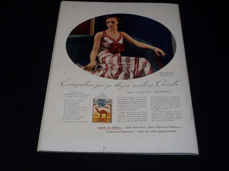1935 MARCH 1 TOWN & COUNTRY MAGAZINE - KENNETH GREEN FRONT COVER - E 2510
