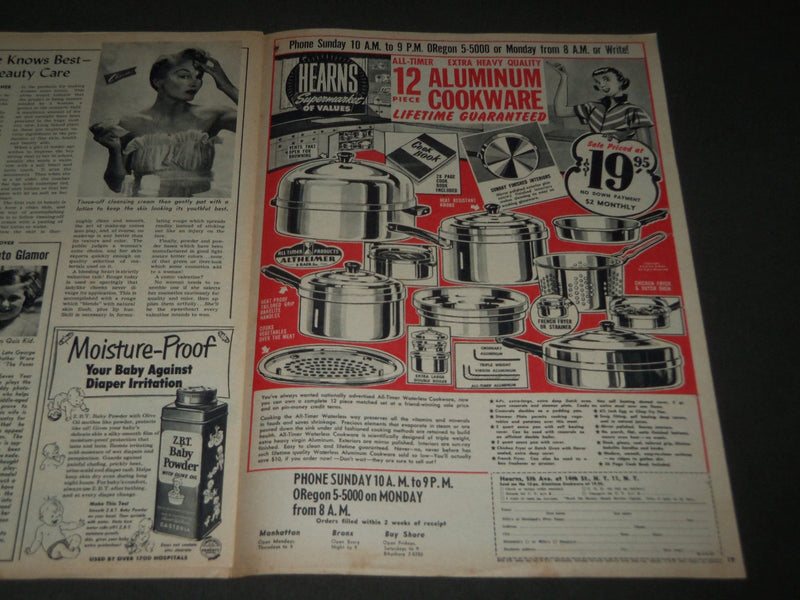 1953 FEBRUARY 8 SUNDAY MIRROR MAGAZINE SECTION - VANESSA BROWN - J 3004
