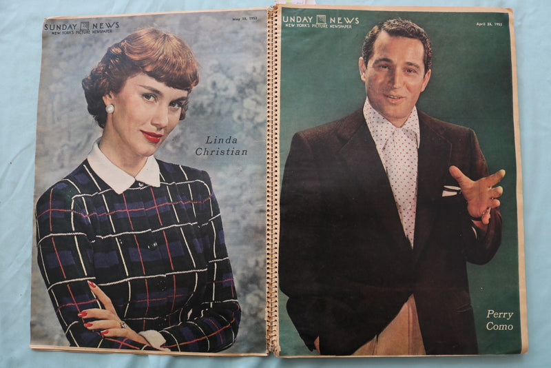 1950'S MOVIE STAR COLOROTO PHOTOS SCRAPBOOK - E 26499
