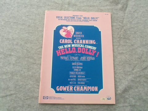 1982 VOCAL SELECTIONS FROM HELLO, DOLLY! BROADWAY SHOW - J 7630