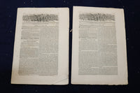 1862-1863 THE CULTIVATOR NEWSPAPER - LOT OF 16 - NP 8865