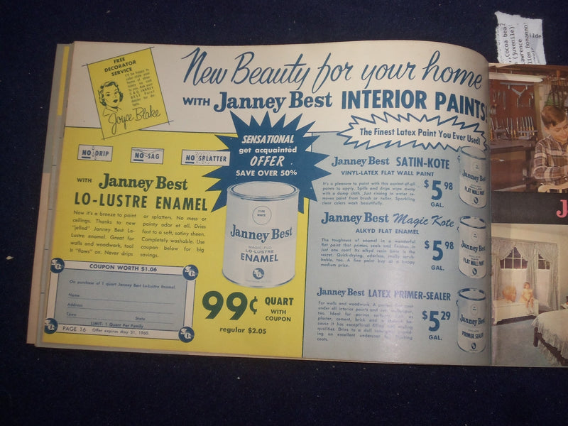 1960 MUELLER HARDWARE STORES SUMMER SALE CATALOG - OSHKOSH, WISCONSIN - J 9347