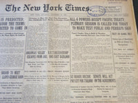 1921 DECEMBER 10 NEW YORK TIMES - ALL 4 POWERS ACCEPT PACIFIC TREATY - NT 6473