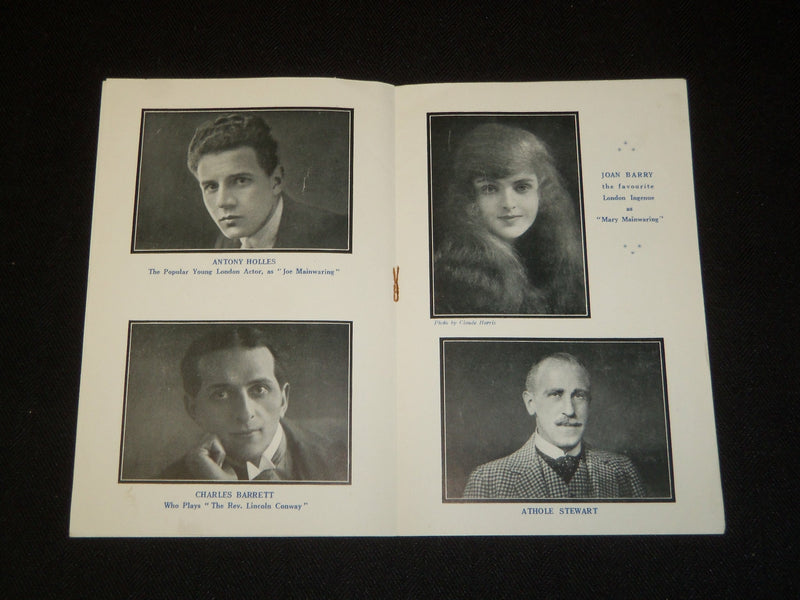 1921 A FAMILY AFFAIR THEATRE ROYAL MANCHESTER PROGRAM - AILSA GRAHAME - J 5387