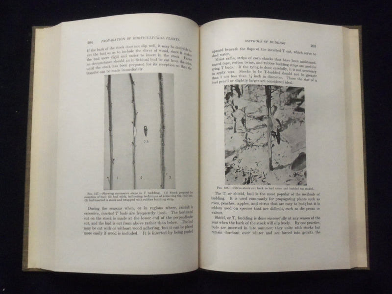 1939 PROPAGATION OF HORTICULTURAL PLANTS HARDCOVER BOOK-ADRIANCE/BRISON- KD 8670