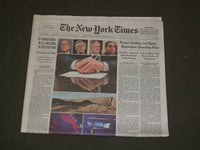 2018 MARCH 24 NEW YORK TIMES - TRUMP SEETHES, BUT SIGNS BIPARTISM SPENDING PLAN