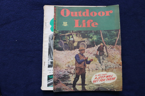 1945 DECEMBER OUTDOOR LIFE MAGAZINE - FISHING, HUNTING, CAMPING - E 9091
