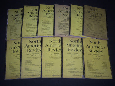 1930 & 1933 NORTH AMERICAN REVIEW LOT OF 11 - GREAT STORIES/ARTICLES - WR 914