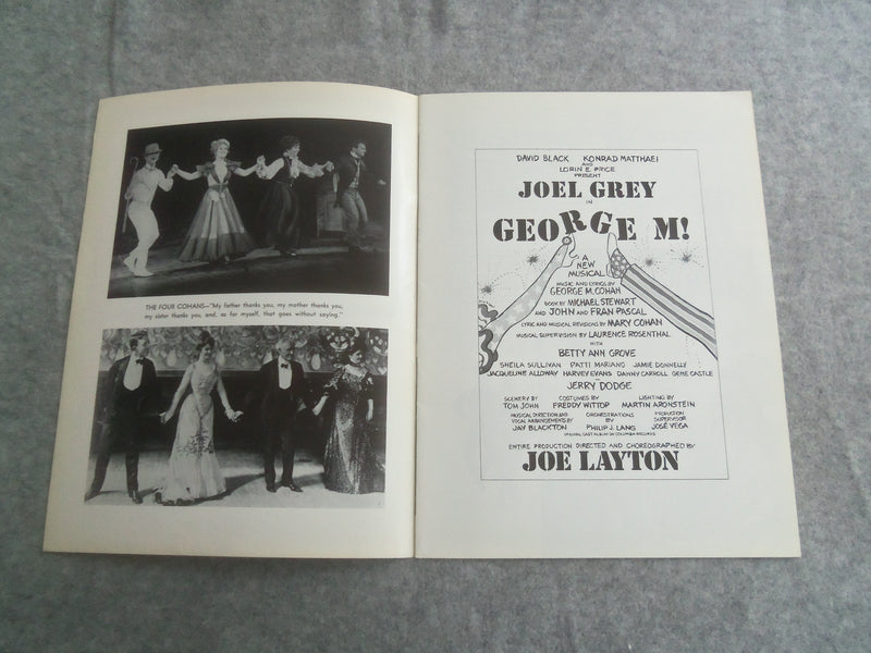 1968 GEORGE M! BROADWAY PROGRAM - JOEL GREY - JOE LAYTON - J 7647