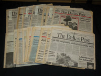 1993-1999 THE DALLAS POST NEWSPAPERS LOT OF 17 - PENNSYLVANIA - NP 4250G