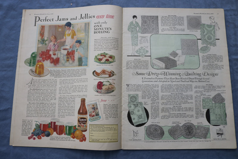 1928 JUNE WOMAN'S WORLD MAGAZINE - ILLUSTRATIONS/STORIES/ADS - SP 4783Q