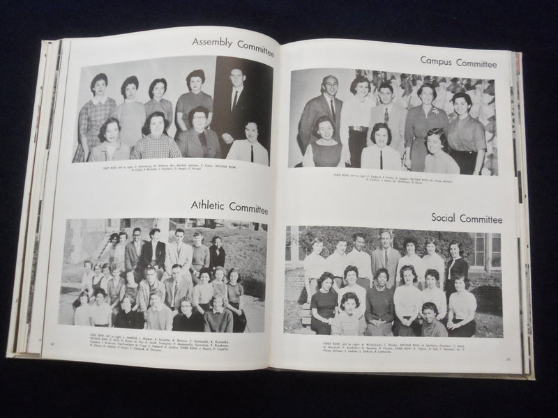 1958 MEMORABILIA NEW JERSEY STATE TEACHERS COLLEGE YEARBOOK - UNION, NJ- YB 3109