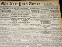 1920 MAY 8 NEW YORK TIMES - VERA CRUZ FORCES JOIN REVOLUTION - NT 8671