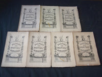 1870-79 HARPER'S MONTHLY MAGAZINE LOT 12 ISSUES-NICE ILLUSTRATIONS & ADS-WR 1409