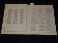 1936 HARTFORD ORATORIO SOCIETY SAMSON AND DELILAH PROGRAM - SAINT-SAENS - K 2053