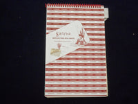 1952 SAMBA AMERICAN THREE DECK CANASTA W/RULES SOFTCOVER-94 SCORESHEETS - J 9633