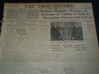 1931 NOV 5 TROY MORNING RECORD - DISPUTES AT POLLS IN RENSSELAER - NT 7488