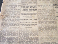 1925 JUNE 4 NEW YORK TIMES - ELIHU ROOT ATTACKS SMITH'S BOND PLAN - NT 5423