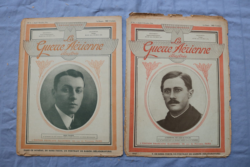 1916-1918 LA GUERRE AERIENNE ILLUSTRE MAGAZINE - FRENCH - LOT OF 20 - O 3857