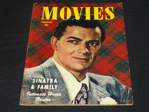 1948 FEBRUARY MOVIES MAGAZINE - CORNEL WILDE FRONT COVER - E 16442